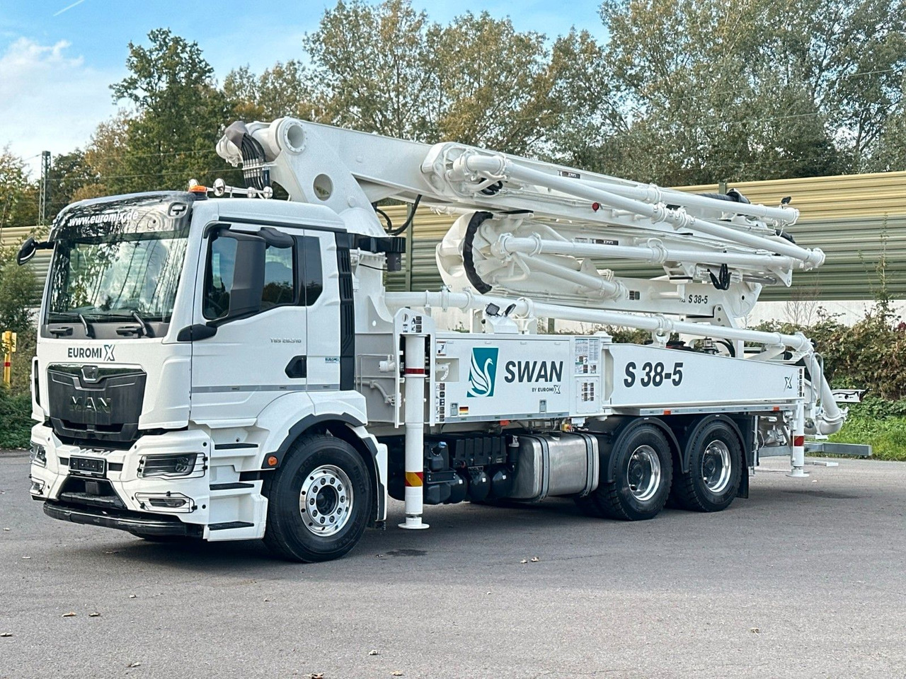 MAN TGS 26.510 6x4 SWAN TSP 38-5 160RZ ( 38m ) - Autopompă de beton: Foto 3 MAN TGS 26.510 6x4 SWAN TSP 38-5 160RZ ( 38m ) - Autopompă de beton: Foto 3