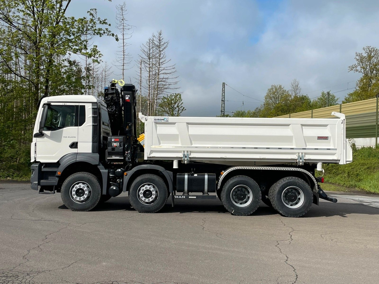 MAN TGS 41.480 8x4/Euro6e Euromix Kipper Hiab 228-6 - Camion basculantă, Camion cu macara: Foto 4 MAN TGS 41.480 8x4/Euro6e Euromix Kipper Hiab 228-6 - Camion basculantă, Camion cu macara: Foto 4