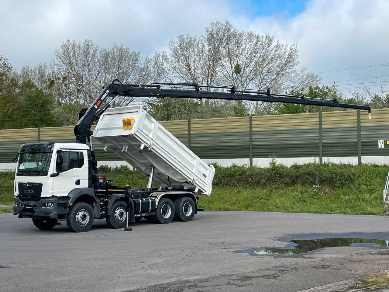 MAN TGS 41.480 8x4/Euro6e Euromix Kipper Hiab 228-6 - Camion basculantă, Camion cu macara: Foto 1 MAN TGS 41.480 8x4/Euro6e Euromix Kipper Hiab 228-6 - Camion basculantă, Camion cu macara: Foto 1