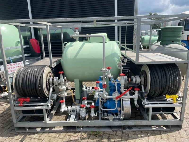 Rezervor combustibil pentru Camion LPG Mobile Intervention 990L tank Unit Gas, Lpg, Gpl, Gaz, Propane, Butane including compressor and hoses: Foto 1