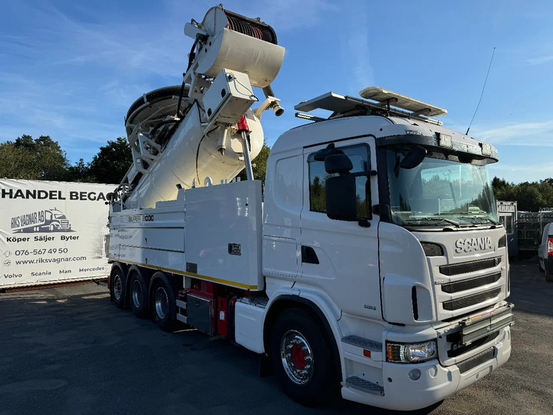 Scania R480 Combi Wiedemann Super 2000 (10+6m3) + Recycler, Euro 6, 2013 - Maşină pentru vidanjări: Foto 1 Scania R480 Combi Wiedemann Super 2000 (10+6m3) + Recycler, Euro 6, 2013 - Maşină pentru vidanjări: Foto 1