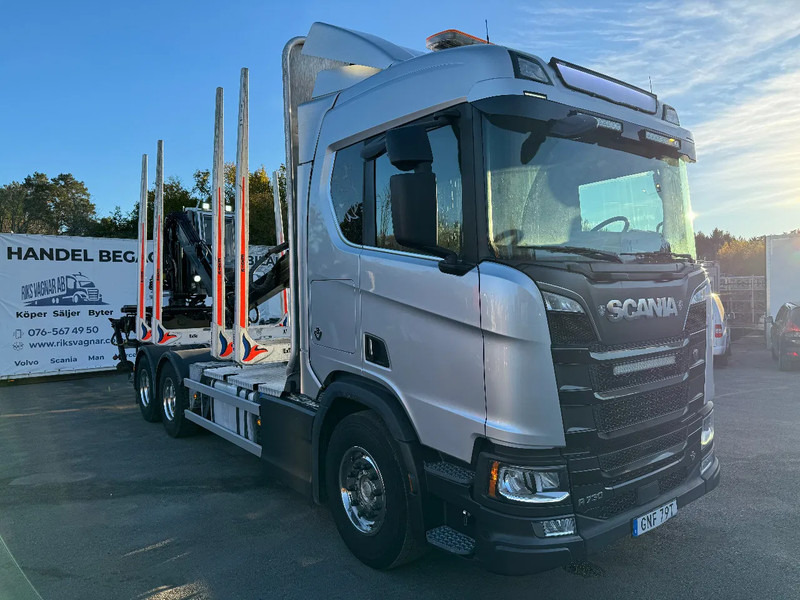 Scania R730 V8 6X4, Retarder, Timber-truck + Kesla, 2020 - Camion forestier, Camion cu macara: Foto 2 Scania R730 V8 6X4, Retarder, Timber-truck + Kesla, 2020 - Camion forestier, Camion cu macara: Foto 2
