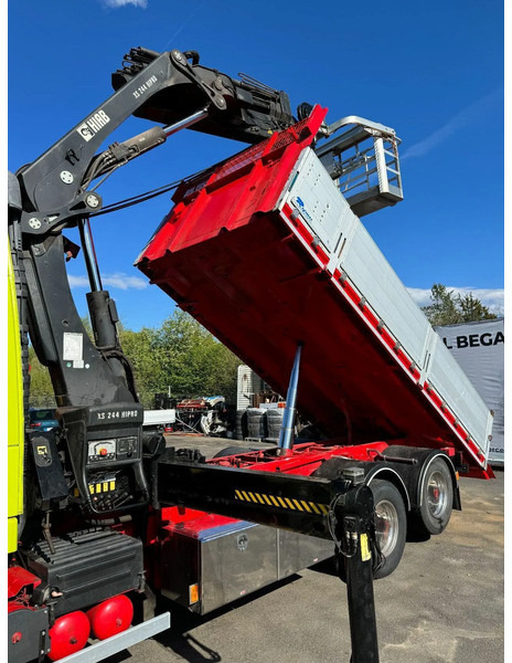 Volvo FM 6x2, Tipper + Crane and Skylift, 2009 - Camion basculantă, Camion cu macara: Foto 4 Volvo FM 6x2, Tipper + Crane and Skylift, 2009 - Camion basculantă, Camion cu macara: Foto 4