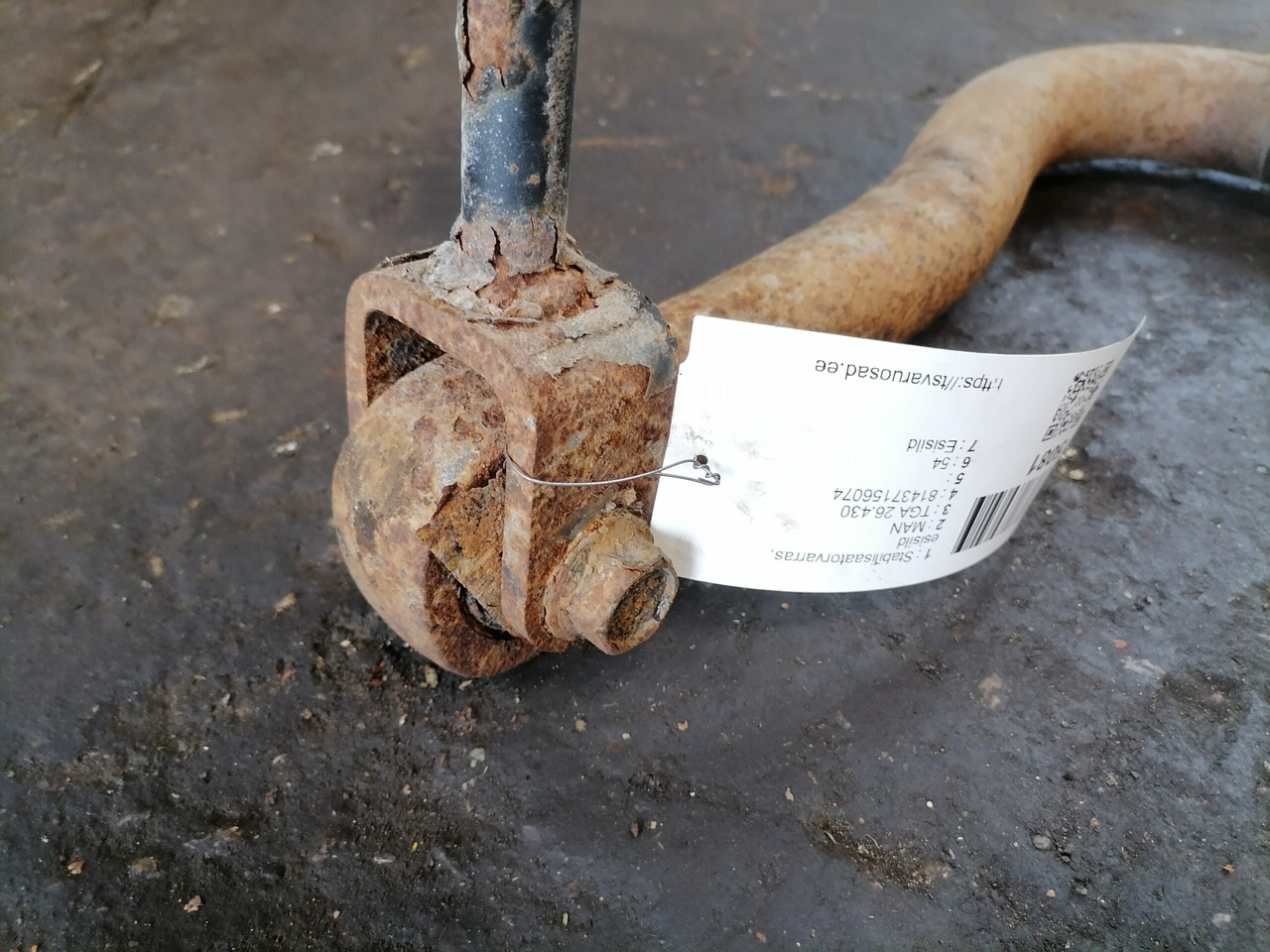 MAN Anti-roll bar 81437156074 - Bară stabilizatoare pentru Camion: Foto 4 MAN Anti-roll bar 81437156074 - Bară stabilizatoare pentru Camion: Foto 4