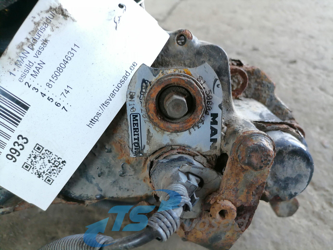MAN Brake caliper 81508046311 - Piese frână pentru Camion: Foto 4 MAN Brake caliper 81508046311 - Piese frână pentru Camion: Foto 4