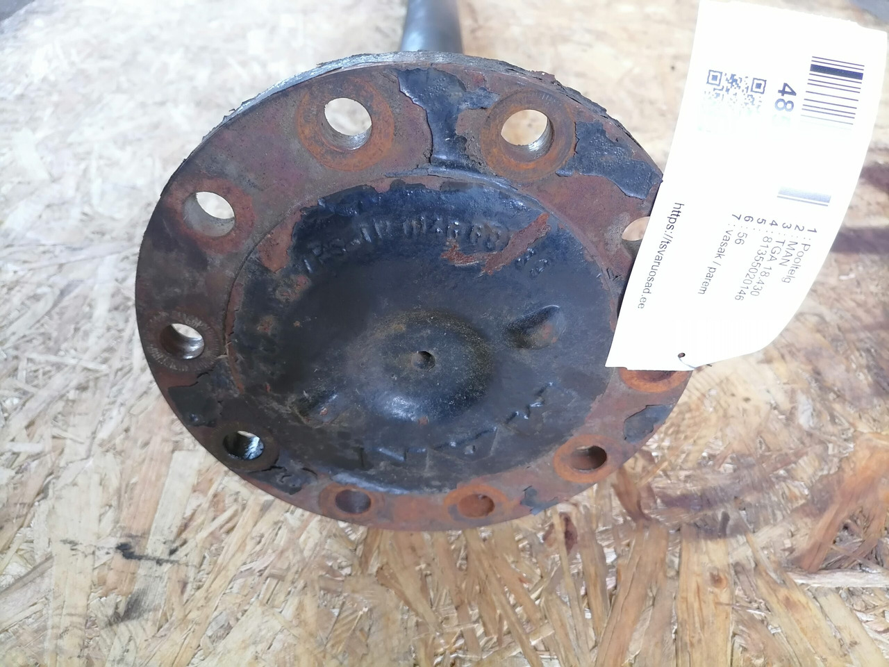 MAN Drive shaft 81355020146 - Planetară pentru Camion: Foto 4 MAN Drive shaft 81355020146 - Planetară pentru Camion: Foto 4