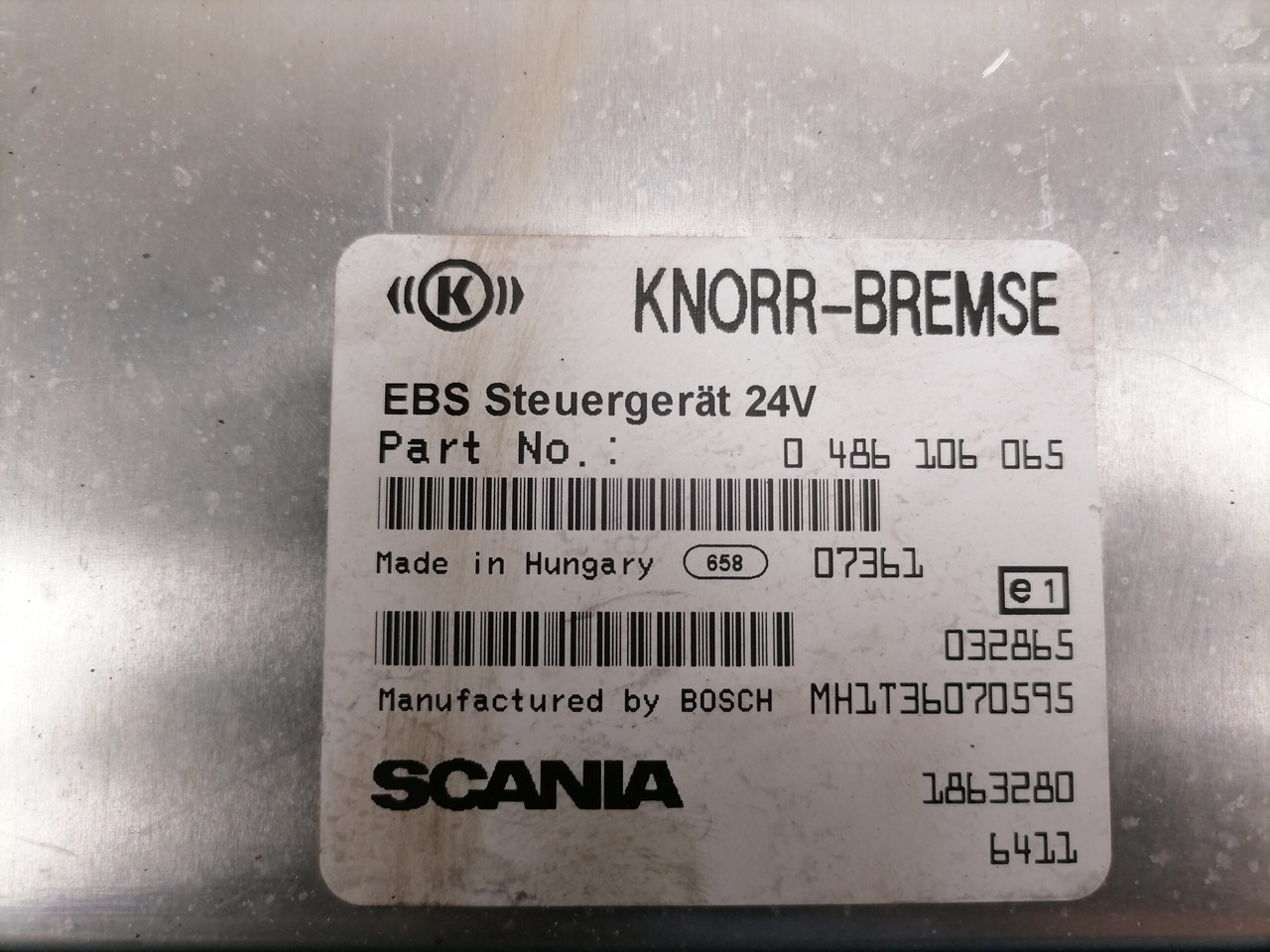 Scania Ecu, EBS 1863280 - Calculator de bord pentru Camion: Foto 3 Scania Ecu, EBS 1863280 - Calculator de bord pentru Camion: Foto 3