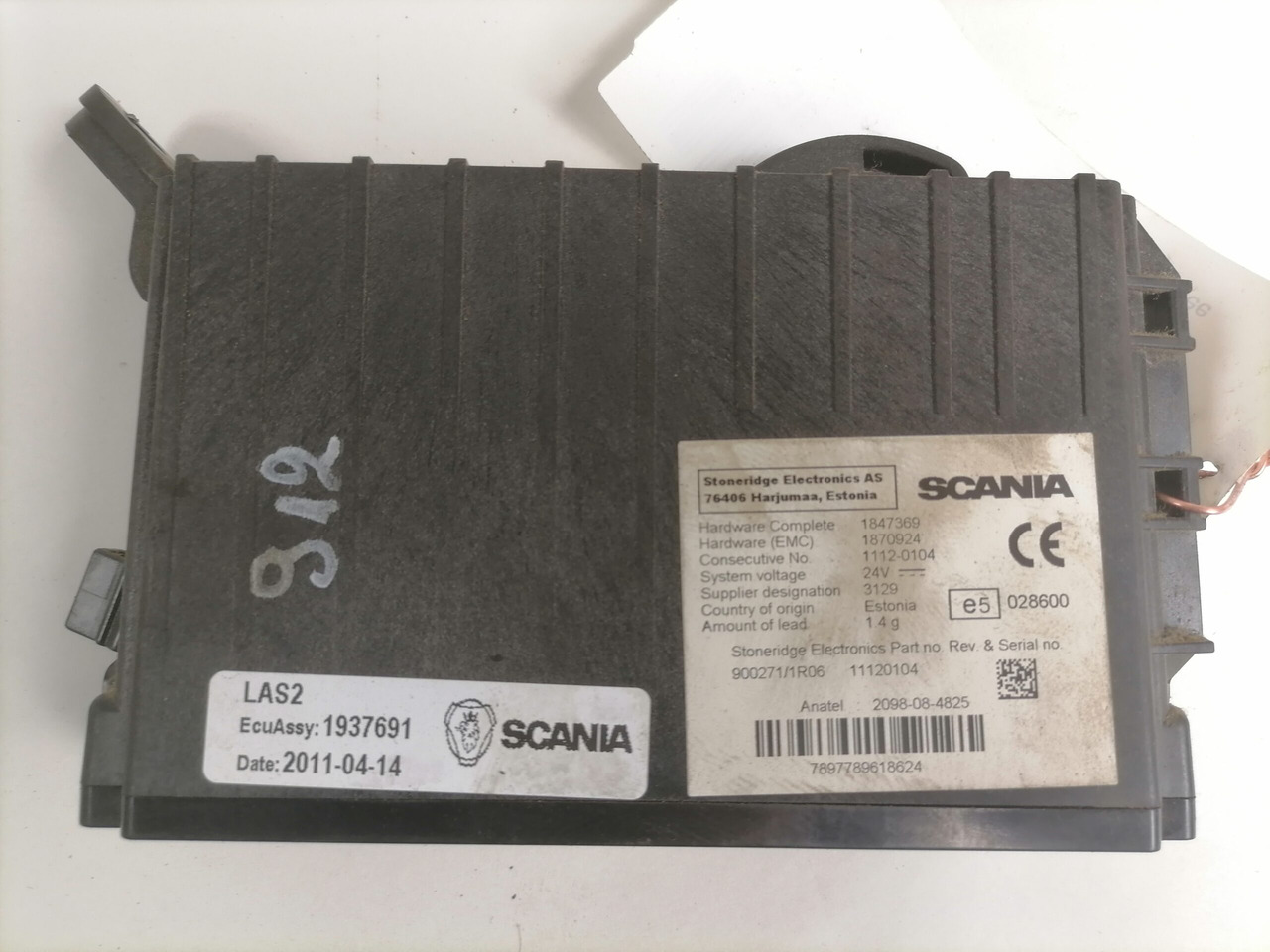 Scania Ecu, LAS 1937691 - Calculator de bord pentru Camion: Foto 3 Scania Ecu, LAS 1937691 - Calculator de bord pentru Camion: Foto 3