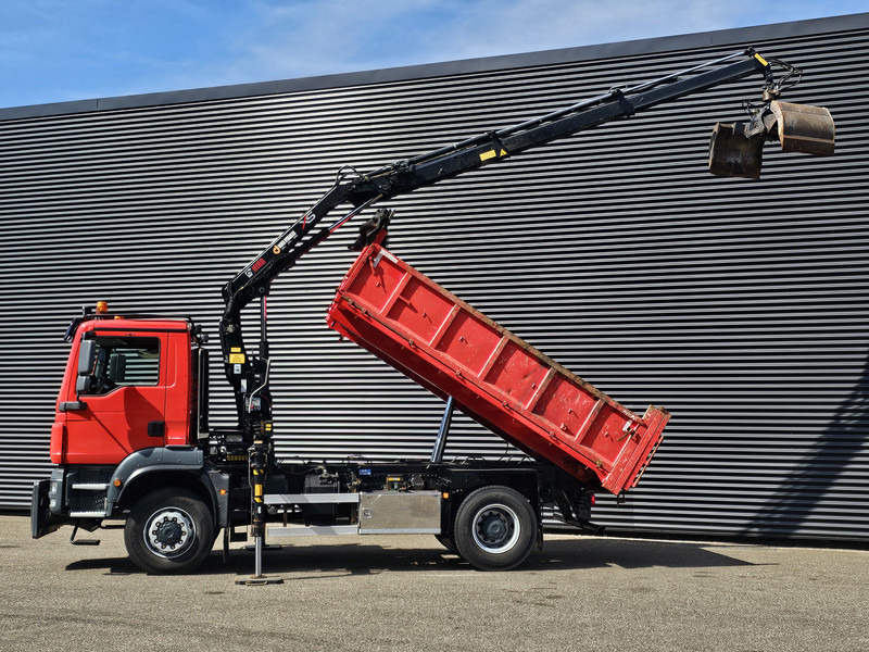 MAN TGM 18.250 / 4X4 / EEV / HIAB CRANE + TIPPER / SPRING - Camion, Camion cu macara: Foto 2 MAN TGM 18.250 / 4X4 / EEV / HIAB CRANE + TIPPER / SPRING - Camion, Camion cu macara: Foto 2