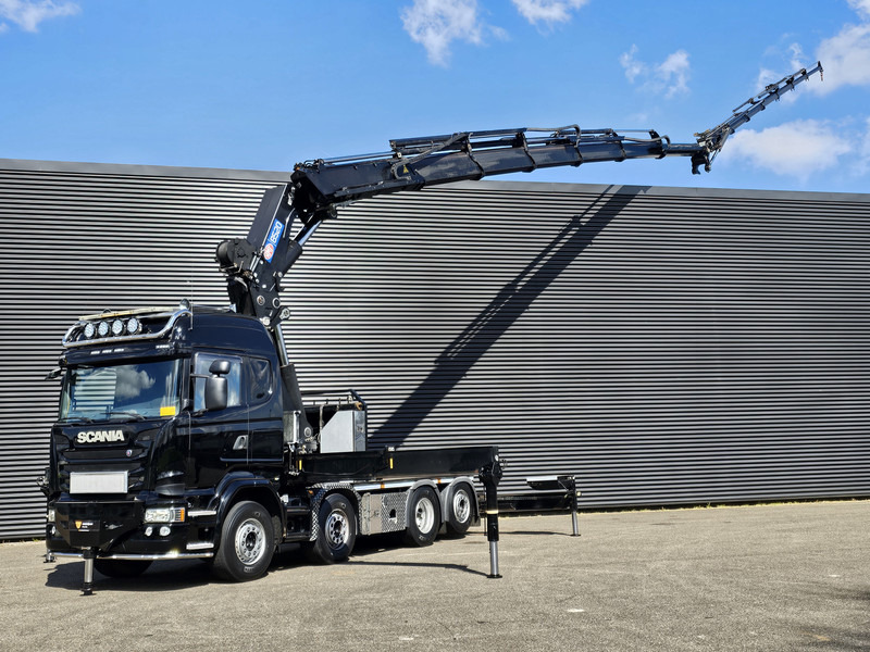Scania R490 8x2 / HMF 85 T/M CRANE + WINCH + JIB - Cap tractor: Foto 1 Scania R490 8x2 / HMF 85 T/M CRANE + WINCH + JIB - Cap tractor: Foto 1