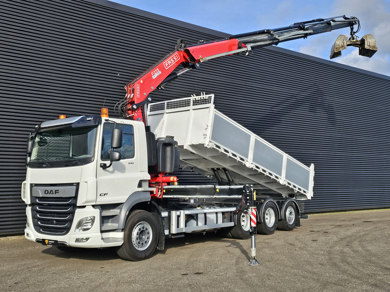 DAF CF 530 8x4-4 / FASSI 27.5 t/m CRANE + TIPPER - Camion basculantă, Camion cu macara: Foto 1 DAF CF 530 8x4-4 / FASSI 27.5 t/m CRANE + TIPPER - Camion basculantă, Camion cu macara: Foto 1