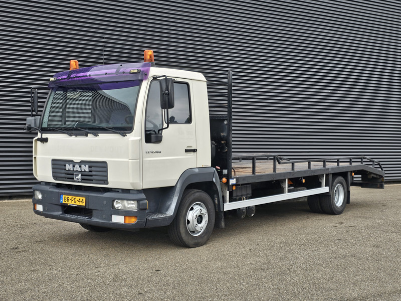 MAN LE 12.180 / OPRIJ / MACHINE TRANSPORT - Camion transport auto: Foto 1 MAN LE 12.180 / OPRIJ / MACHINE TRANSPORT - Camion transport auto: Foto 1