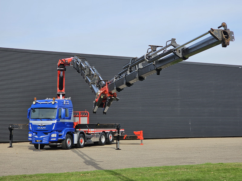 MAN TGS 35.500 8x4-6 / PALFINGER 92 t/m CRANE +JIB - Camion platformă: Foto 3 MAN TGS 35.500 8x4-6 / PALFINGER 92 t/m CRANE +JIB - Camion platformă: Foto 3