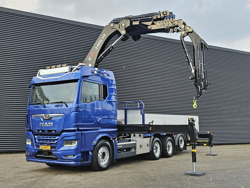 MAN TGX 35.580 8x4-4 / HIAB 54 t/m CRANE+ JIB - Camion platformă, Camion cu macara: Foto 5 MAN TGX 35.580 8x4-4 / HIAB 54 t/m CRANE+ JIB - Camion platformă, Camion cu macara: Foto 5