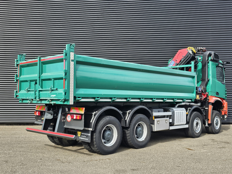 Mercedes-Benz AROCS 4145 / 8X6 / TIPPER + HMF CRANE - Camion cu macara: Foto 3 Mercedes-Benz AROCS 4145 / 8X6 / TIPPER + HMF CRANE - Camion cu macara: Foto 3