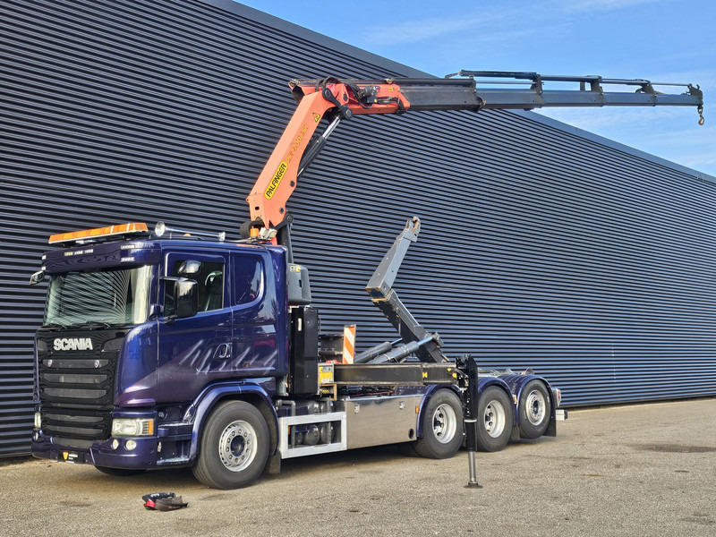 Scania G490 8x4*4 / PALFINGER CRANE + HOOKLIFT - Camion cu cârlig, Camion cu macara: Foto 1 Scania G490 8x4*4 / PALFINGER CRANE + HOOKLIFT - Camion cu cârlig, Camion cu macara: Foto 1