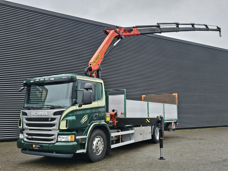 Scania P320 4x2 / PALFINGER PK 14002 CRANE / KRAN - Camion cu macara: Foto 1 Scania P320 4x2 / PALFINGER PK 14002 CRANE / KRAN - Camion cu macara: Foto 1
