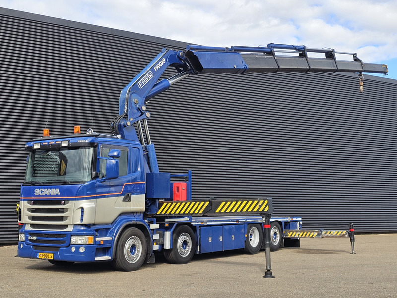 Scania R440 8x2*6 / FASSI 90 t/m CRANE / KRAN - Camion platformă, Camion cu macara: Foto 1 Scania R440 8x2*6 / FASSI 90 t/m CRANE / KRAN - Camion platformă, Camion cu macara: Foto 1