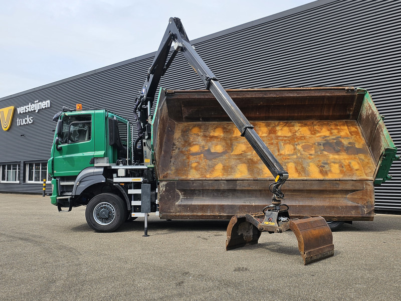 Tatra T158/II 6X6 / HMF Z CRANE + 2 SIDE TIPPER - Camion basculantă, Camion cu macara: Foto 3 Tatra T158/II 6X6 / HMF Z CRANE + 2 SIDE TIPPER - Camion basculantă, Camion cu macara: Foto 3