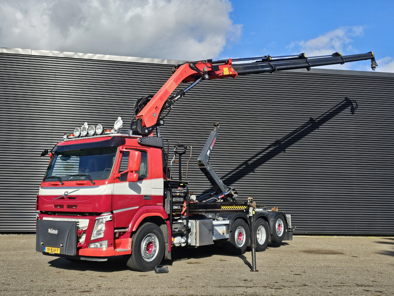 Volvo FM 420 8x2 / HIAB HOOKLIFT + 30 t/m CRANE - KRAN - Camion cu macara: Foto 1 Volvo FM 420 8x2 / HIAB HOOKLIFT + 30 t/m CRANE - KRAN - Camion cu macara: Foto 1