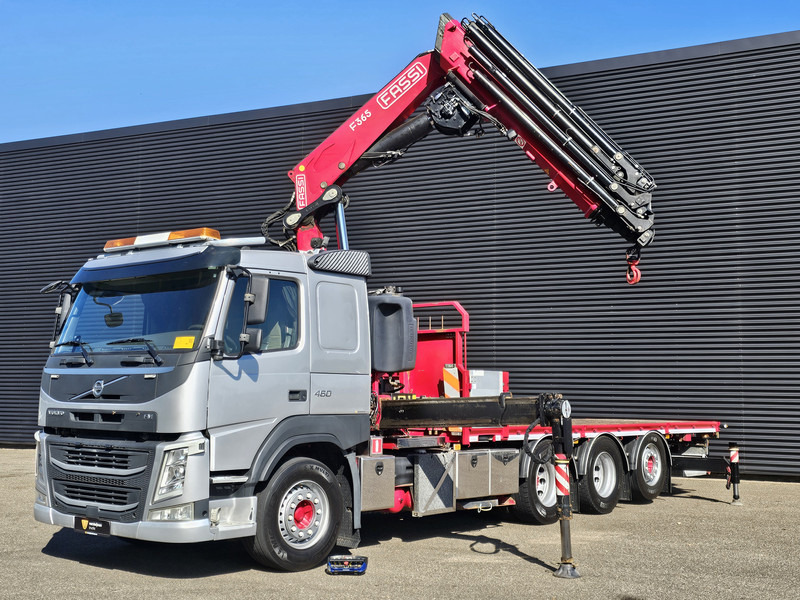 Volvo FM 460 8x4-4 / FASSI 36.5 t/m -8 x EXTENSION + WINCH - Camion platformă, Camion cu macara: Foto 5 Volvo FM 460 8x4-4 / FASSI 36.5 t/m -8 x EXTENSION + WINCH - Camion platformă, Camion cu macara: Foto 5
