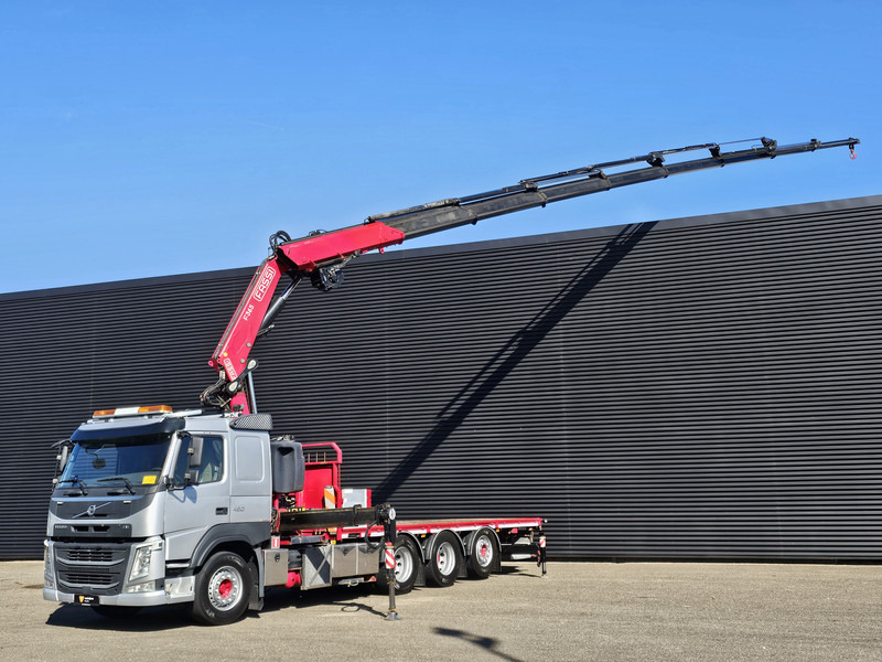 Volvo FM 460 8x4-4 / FASSI 36.5 t/m -8 x EXTENSION + WINCH - Camion platformă, Camion cu macara: Foto 1 Volvo FM 460 8x4-4 / FASSI 36.5 t/m -8 x EXTENSION + WINCH - Camion platformă, Camion cu macara: Foto 1