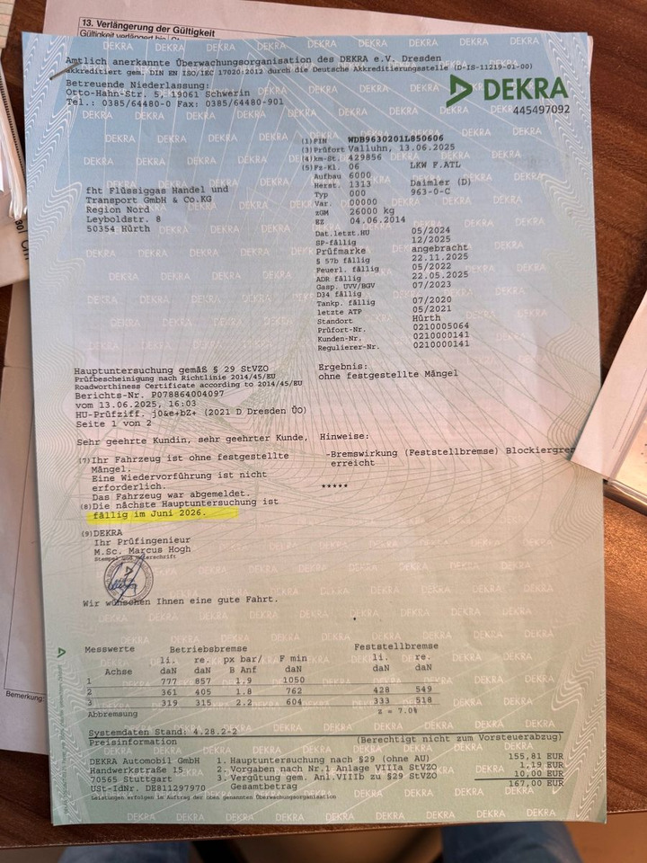 Mercedes-Benz 2536 ADR Valid & kipphydraulik für Gastank - Camion cisternă: Foto 4 Mercedes-Benz 2536 ADR Valid & kipphydraulik für Gastank - Camion cisternă: Foto 4