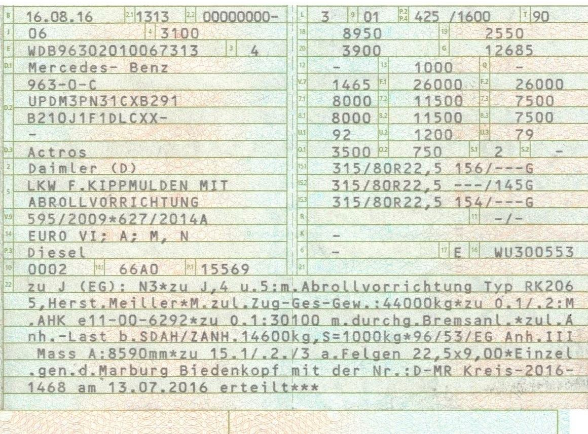 Mercedes-Benz 2558 6x2 Meiller RK 20.65 | Retarder | Klima - Camion cu cârlig: Foto 2 Mercedes-Benz 2558 6x2 Meiller RK 20.65 | Retarder | Klima - Camion cu cârlig: Foto 2