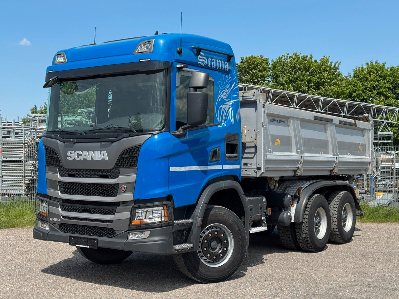 Scania G450 Meiller 3S. Kipper mit Bordmatik Top Zust. - Camion basculantă: Foto 4 Scania G450 Meiller 3S. Kipper mit Bordmatik Top Zust. - Camion basculantă: Foto 4