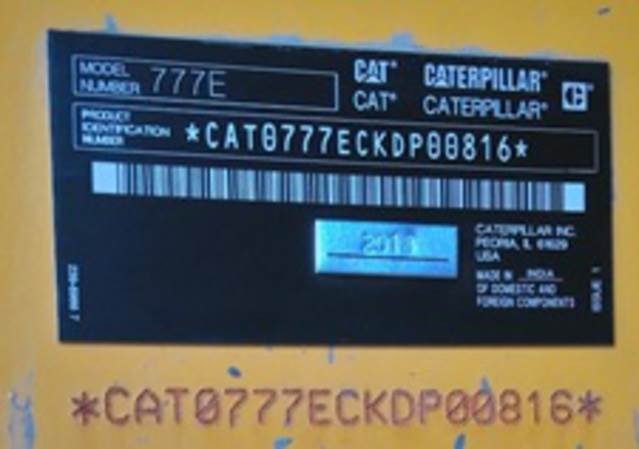 CAT 777E - Camion minier: Foto 5 CAT 777E - Camion minier: Foto 5