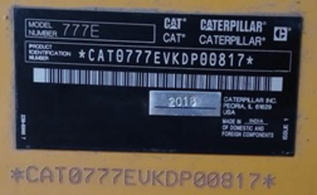 CAT 777E - Camion minier: Foto 5 CAT 777E - Camion minier: Foto 5