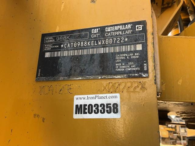 CAT 988K - Încărcător frontal pe pneuri: Foto 5 CAT 988K - Încărcător frontal pe pneuri: Foto 5