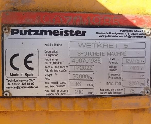 Putzmeister WETKRET5 - Autopompă de beton: Foto 5 Putzmeister WETKRET5 - Autopompă de beton: Foto 5