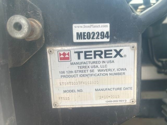 Terex RT555 - Macara pentru teren accidentat: Foto 5 Terex RT555 - Macara pentru teren accidentat: Foto 5