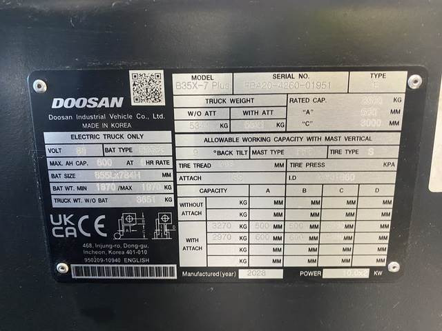 Doosan B35X-7 PLUS - Electrostivuitor: Foto 5 Doosan B35X-7 PLUS - Electrostivuitor: Foto 5