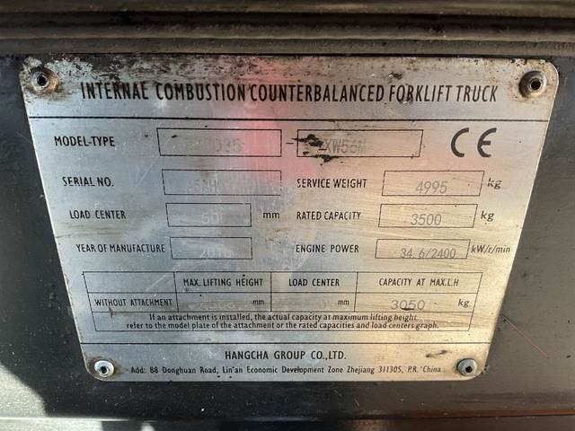 Hangcha XF35D - Stivuitor diesel: Foto 5 Hangcha XF35D - Stivuitor diesel: Foto 5