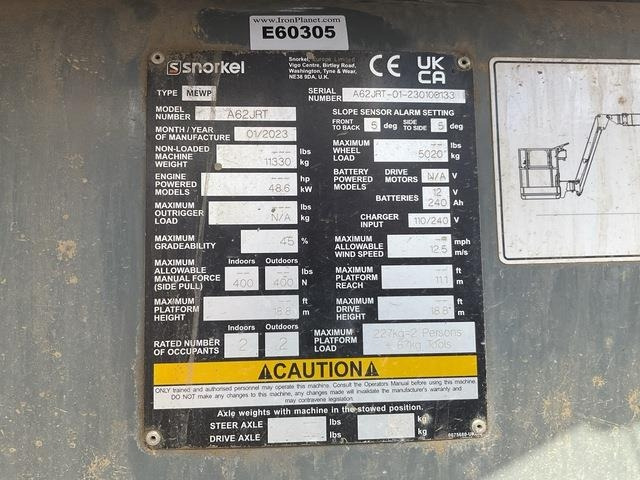 Snorkel A62VRT - Nacela articulata: Foto 5 Snorkel A62VRT - Nacela articulata: Foto 5