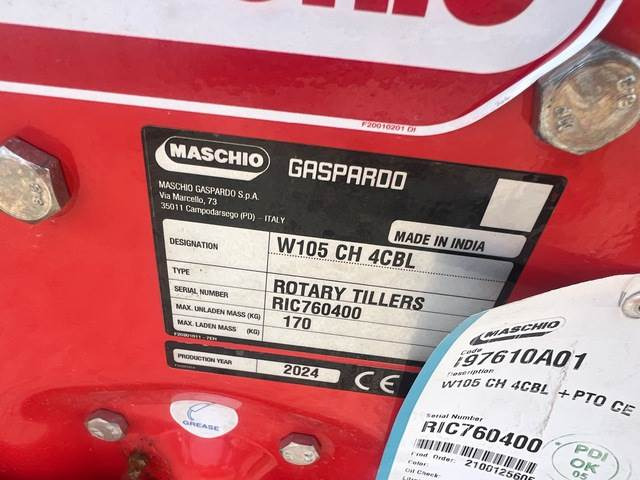 Maschio Gaspardo W105 CH 4CBL - Freză de pământ: Foto 5 Maschio Gaspardo W105 CH 4CBL - Freză de pământ: Foto 5