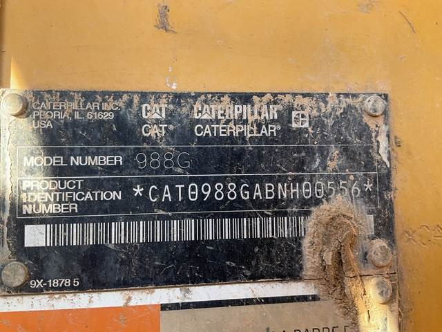 CAT 988G - Încărcător frontal pe pneuri: Foto 5 CAT 988G - Încărcător frontal pe pneuri: Foto 5