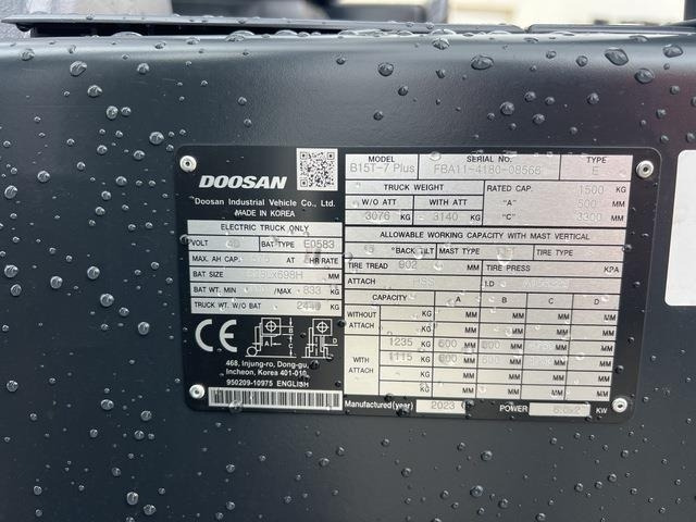 Doosan B15T-7 PLUS - Electrostivuitor: Foto 5 Doosan B15T-7 PLUS - Electrostivuitor: Foto 5