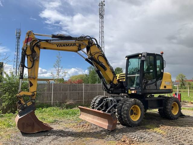 Yanmar B110W - Excavator pe roţi: Foto 1 Yanmar B110W - Excavator pe roţi: Foto 1