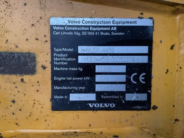 Volvo A45G - Camion articulat: Foto 5 Volvo A45G - Camion articulat: Foto 5