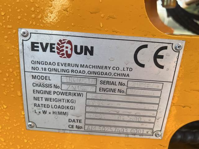 Everun ER412 Pro - Încărcător frontal pe pneuri: Foto 5 Everun ER412 Pro - Încărcător frontal pe pneuri: Foto 5