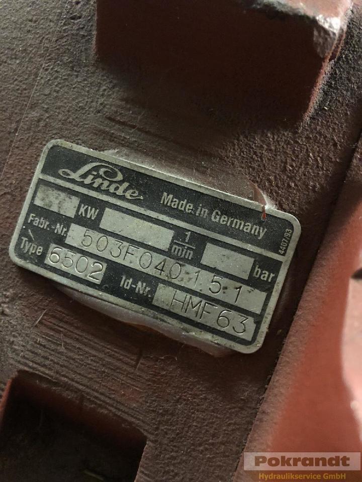 Linde HMF63 - Motor hidraulic: Foto 3 Linde HMF63 - Motor hidraulic: Foto 3