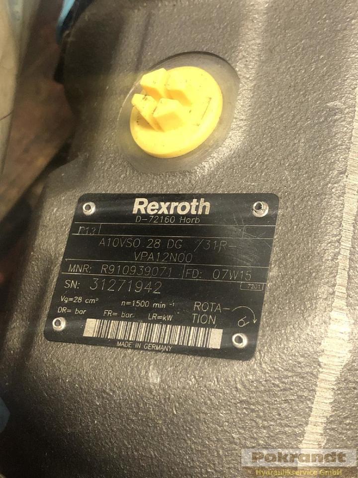 Rexroth A10VSO100DRG 31R + A10VSO28DG 31R Bosch A10VSO100DRG 31 R VPA12K25 + A10VSO28DG 31R VPA12N00 - Pompa hidraulica: Foto 3 Rexroth A10VSO100DRG 31R + A10VSO28DG 31R Bosch A10VSO100DRG 31 R VPA12K25 + A10VSO28DG 31R VPA12N00 - Pompa hidraulica: Foto 3