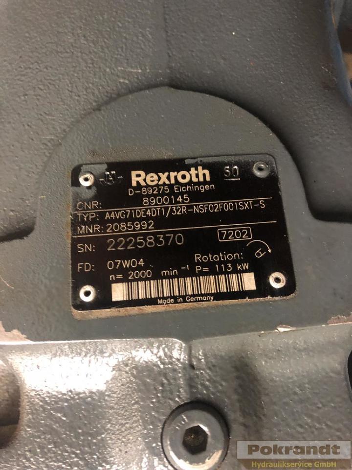 Rexroth Bosch A4VG71DE4DT1 32R NSF02F001SXT-S - 2 Einheiten vorhanden - Pompa hidraulica: Foto 4 Rexroth Bosch A4VG71DE4DT1 32R NSF02F001SXT-S - 2 Einheiten vorhanden - Pompa hidraulica: Foto 4