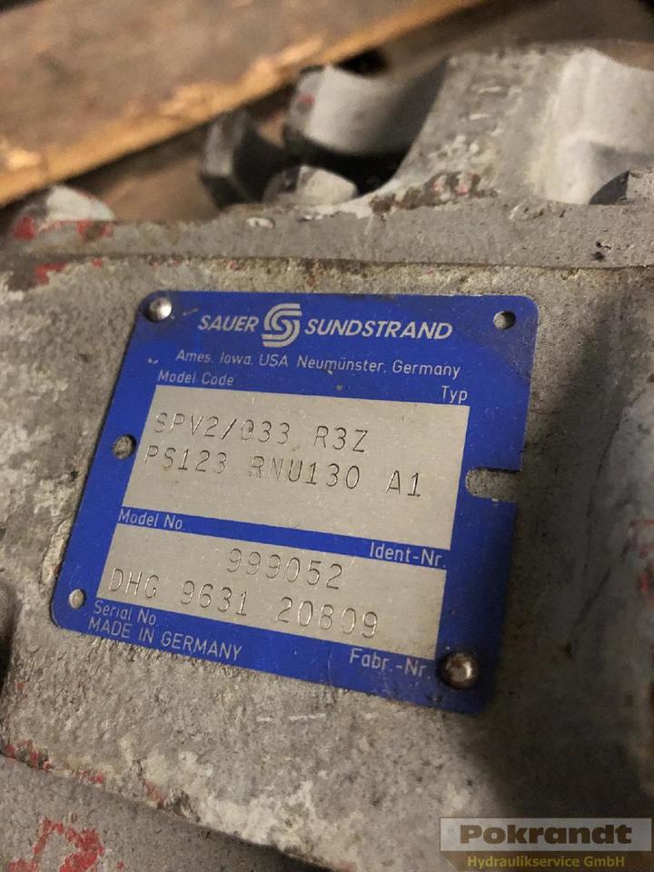 Sauer-Danfoss SPV2 033 R3ZPS - Pompa hidraulica: Foto 2 Sauer-Danfoss SPV2 033 R3ZPS - Pompa hidraulica: Foto 2