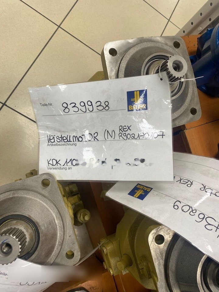 Rexroth KDK110 VON BGM, 35 R902170107 for pile driver - Motor hidraulic: Foto 3 Rexroth KDK110 VON BGM, 35 R902170107 for pile driver - Motor hidraulic: Foto 3
