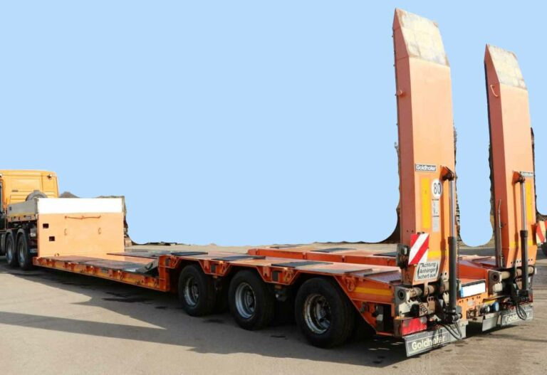 Goldhofer STZ-TL3-34/80 – low-bed trailer / Tiefbett-Tieflader - Remorcă transport agabaritic: Foto 1 Goldhofer STZ-TL3-34/80 – low-bed trailer / Tiefbett-Tieflader - Remorcă transport agabaritic: Foto 1