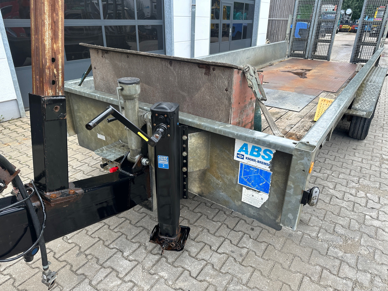 Remorcă transport agabaritic Demmler Tandem-Tiefladeranhänger Fräsenanhänger: Foto 19